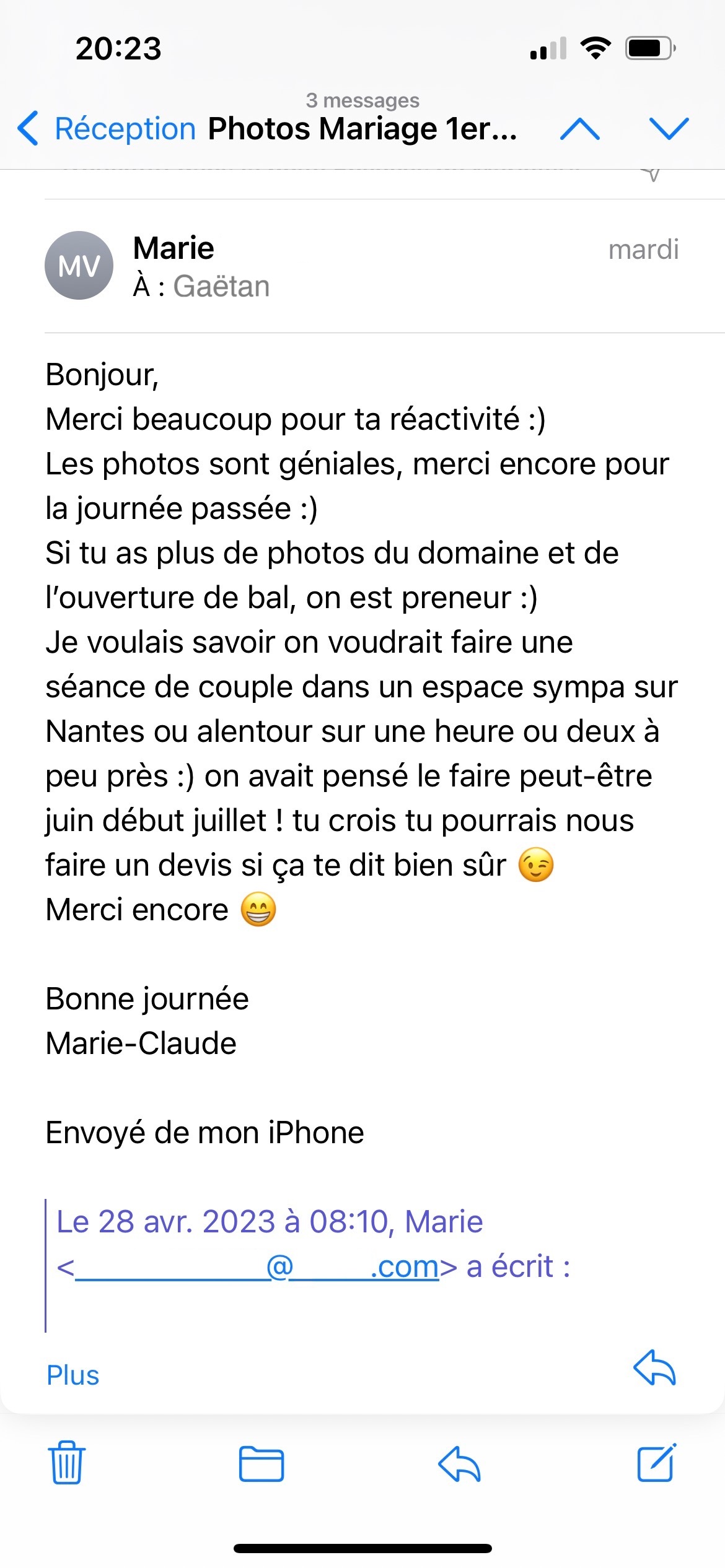 Avis Google de Marie-Claude & Régis